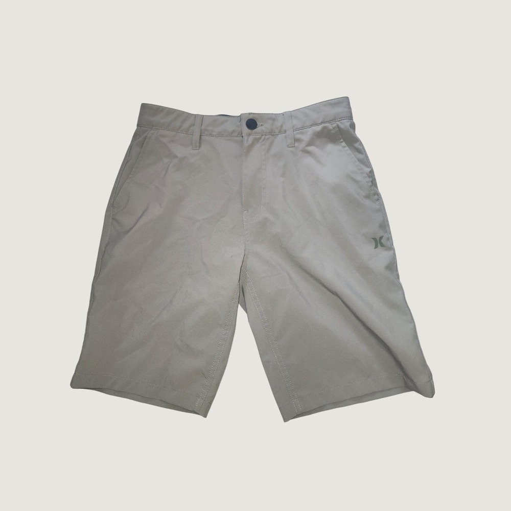 Hurley Hybrid Walk Shorts Olive Green Khaki Quick Dry‎ Stretch Size 28 gorpcore